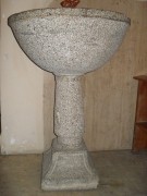 Opere in granito: Fonte Battesimale